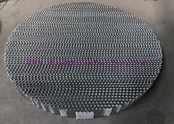 embalaje estructurado diámetro de la hoja de metal de 350Y SS316L 3000m m