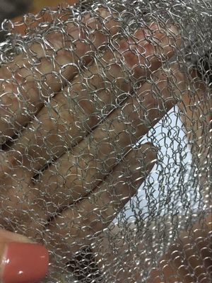 304 alambre hecho punto de acero inoxidable Mesh For Gas Liquid Filter Mesh Demister
